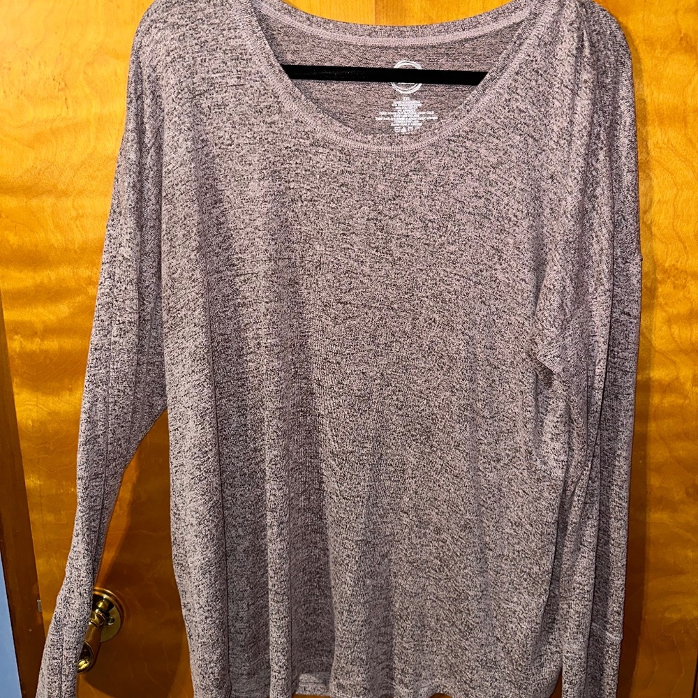 Maurices Pink Long Sleeve Shirt